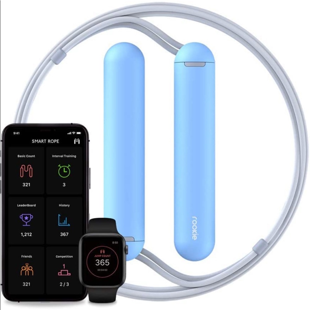 TANGRAM Smart Jump Rope Rookie (Ice cream Blue)